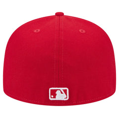 Miami Marlins New Era White Logo 59FIFTY Fitted Hat - Red - New Era on Sale