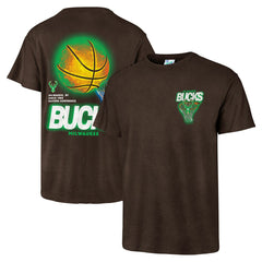 Milwaukee Bucks '47 Vintage Tubular Dagger Tradition Premium T-Shirt Brown | 47 brand Near Me