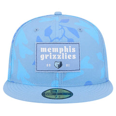Memphis Grizzlies Palm Fronds 2-Tone 59FIFTY Fitted Hat Blue | New Era outlet