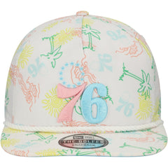 Philadelphia 76ers Palm Trees and Waves Golfer Adjustable Hat White | New Era outlet