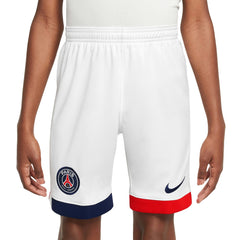 Paris Saint-Germain Youth 2024/25 Away Stadium Shorts White - Nike