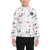 Paris Saint-Germain Youth Amplify Anorak Half-Zip Hoodie Jacket White - Nike