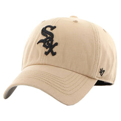 Chicago White Sox '47 Dusted Franchise Fitted Hat - Khaki - 47 brand Lifestyle