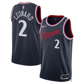 Kawhi Leonard LA Clippers Unisex 2024/25 Swingman Jersey Navy Icon Edition | Nike Near Me