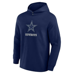 Fanatics Dallas Cowboys Elements Blaze Tri-Blend Long Sleeve Hoodie T-Shirt Navy