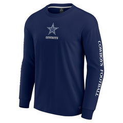 Fanatics Dallas Cowboys Unisex Elements Strive Long Sleeve T-Shirt Navy