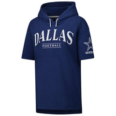 Fanatics Dallas Cowboys Unisex Elements Ready Short Sleeve Pullover Hoodie Navy