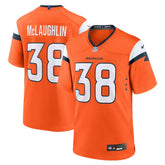 Nike Jaleel McLaughlin Denver Broncos Team Game Jersey Orange