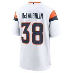 Nike Jaleel McLaughlin Denver Broncos Game Jersey White