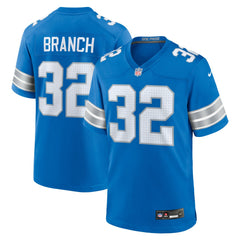 Nike Brian Branch Detroit Lions Game Jersey Blue