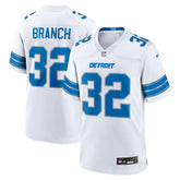 Nike Brian Branch Detroit Lions White Game Jersey White