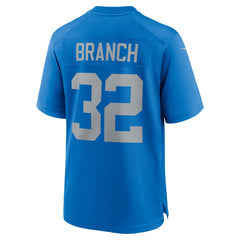 Nike Brian Branch Detroit Lions Alternate Game Jersey Blue