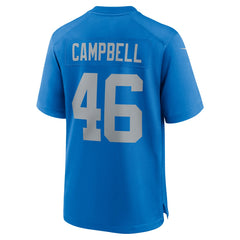 Nike Jack Campbell Detroit Lions Alternate Game Jersey Blue