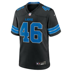 Nike Jack Campbell Detroit Lions 2nd Alternate Game Jersey Black