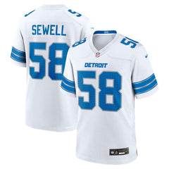 Nike Penei Sewell Detroit Lions Game Jersey White