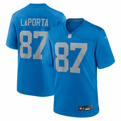 Nike Sam LaPorta Detroit Lions Alternate Game Jersey Blue