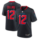 Nike Nico Collins Houston Texans 2nd Alternate Game Jersey Navy