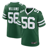 Nike Quincy Williams New York Jets Game Player Jersey – Legacy Green