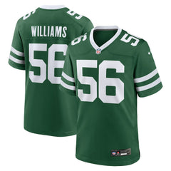 Nike Quincy Williams New York Jets Game Player Jersey – Legacy Green
