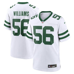 Nike Quincy Williams New York Jets Game Jersey Legacy White