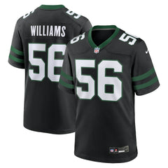 Nike Quincy Williams New York Jets Alternate Game Jersey Legacy Black