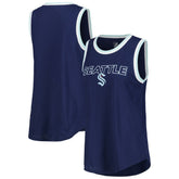 Seattle Kraken G-III 4Her by Carl Banks Women's Strategy Tank Top - Deep Sea Blue - NHL 201038259
