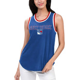 New York Rangers G-III 4Her by Carl Banks Women's Strategy Tank Top - Blue - NHL 201038262