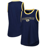 Nashville Predators G-III 4Her by Carl Banks Women's Strategy Tank Top - Navy - NHL 201038271
