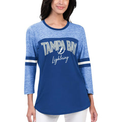 Tampa Bay Lightning G-III 4Her by Carl Banks Women's Play The Game 3/4-Sleeve T-Shirt - Blue - NHL 201038280