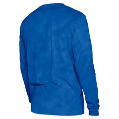 Philadelphia 76ers Unisex Oversized Essentials Enzyme Wash Long Sleeve T-Shirt Royal | New Era