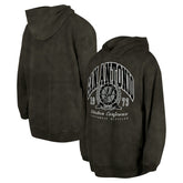 San Antonio Spurs Unisex Oversized Essentials Pigment Wash Fleece Pullover Hoodie Charcoal | New Era