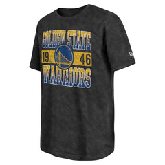 Golden State Warriors Enzyme Washed Oversized T-Shirt for sale Black | New Era outlet