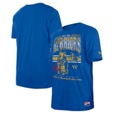 Golden State Warriors Enzyme Wash Oversized T-Shirt for sale Royal | New Era US