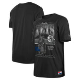 Brooklyn Nets Enzyme Wash Oversized T-Shirt Black | New Era online