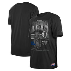 Brooklyn Nets Enzyme Wash Oversized T-Shirt Black | New Era online