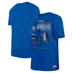 Dallas Mavericks Enzyme Wash Oversized T-Shirt for sale Blue | New Era online