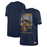 Denver Nuggets Enzyme Wash Oversized T-Shirt for sale Navy | New Era discount