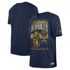 Denver Nuggets Enzyme Wash Oversized T-Shirt for sale Navy | New Era discount