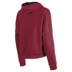 Miami Heat Women's Boxy Pullover Hoodie Red | New Era US