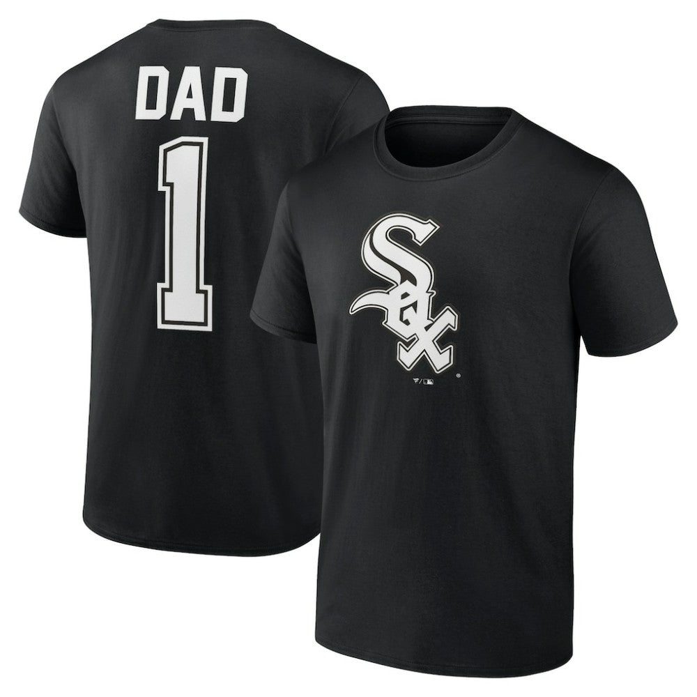 Chicago White Sox Father's Day #1 Dad T-Shirt - Black - MLB Sale