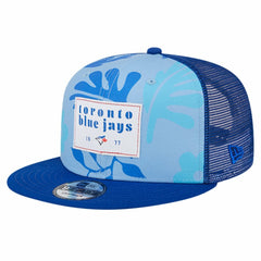 Toronto Blue Jays New Era Bikini Bottom Trucker 9FIFTY Snapback Hat - Royal - New Era Lifestyle