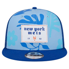 New York Mets New Era Bikini Bottom Trucker 9FIFTY Snapback Hat - Royal - New Era Lifestyle
