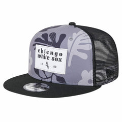 Chicago White Sox New Era Bikini Bottom Trucker 9FIFTY Snapback Hat - Black - New Era Lifestyle