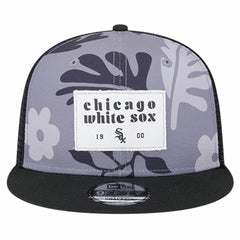 Chicago White Sox New Era Bikini Bottom Trucker 9FIFTY Snapback Hat - Black - New Era Lifestyle