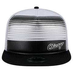 Chicago White Sox New Era Team Horizon 9FIFTY A-Frame Trucker Snapback Hat - Black - New Era Sale