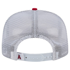 Los Angeles Angels New Era Team Horizon 9FIFTY A-Frame Trucker Snapback Hat - Red - New Era Sale