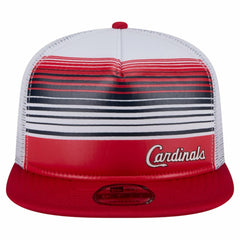 St. Louis Cardinals New Era Team Horizon 9FIFTY A-Frame Trucker Snapback Hat - Red - New Era Lifestyle