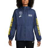 Paris Saint-Germain Women's Essential Woven Full-Zip Jacket Navy - Nike outlet
