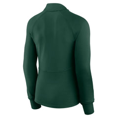 Fanatics Green Bay Packers Women's Elements Raglan Quarter-Zip Jacket Green