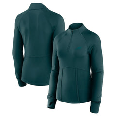 Fanatics Philadelphia Eagles Women's Elements Quarter-Zip Jacket Midnight Green
